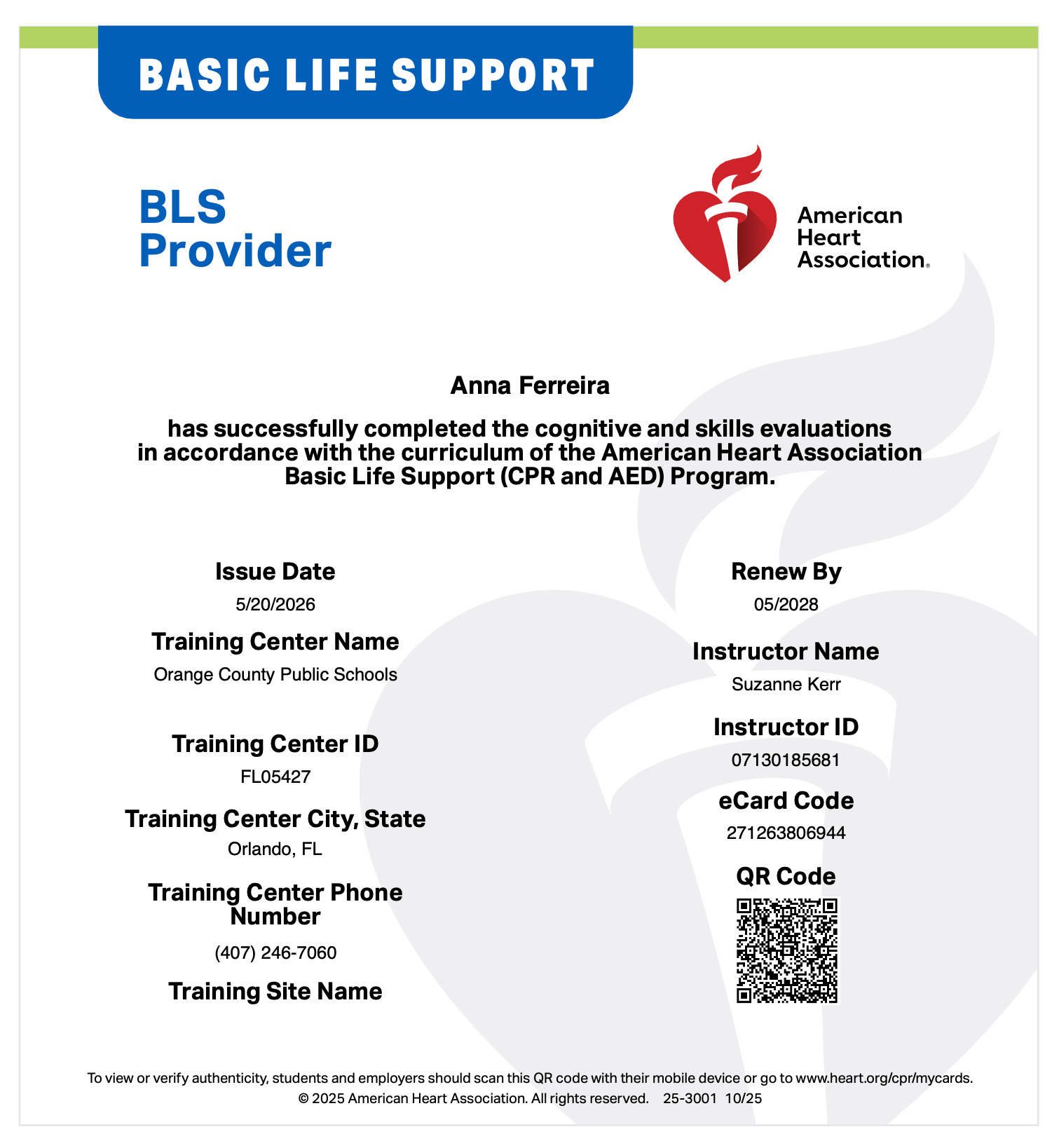 Basic Life Support (BLS)